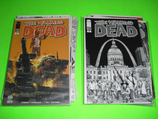 Lot of 17 Walking Dead Wizard World Comic Con Variant NM high grade 2013! Image