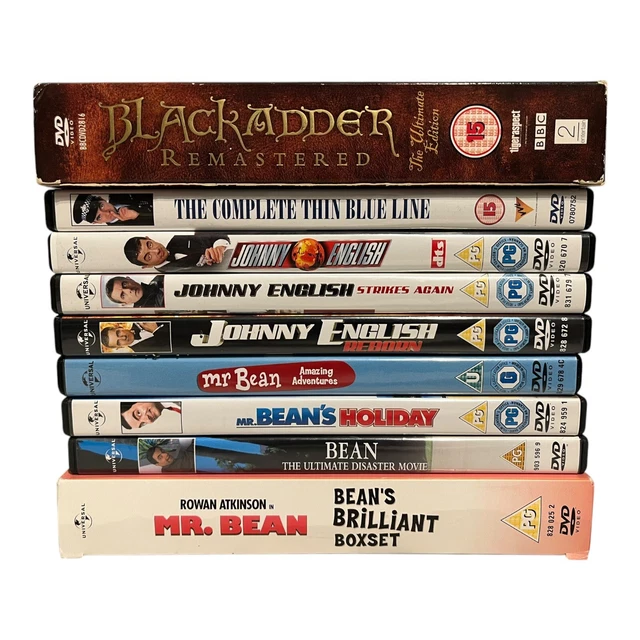ROWAN ATKINSON DVD Bundle: Mr Bean,Black Adder,Thin Blue Line Etc