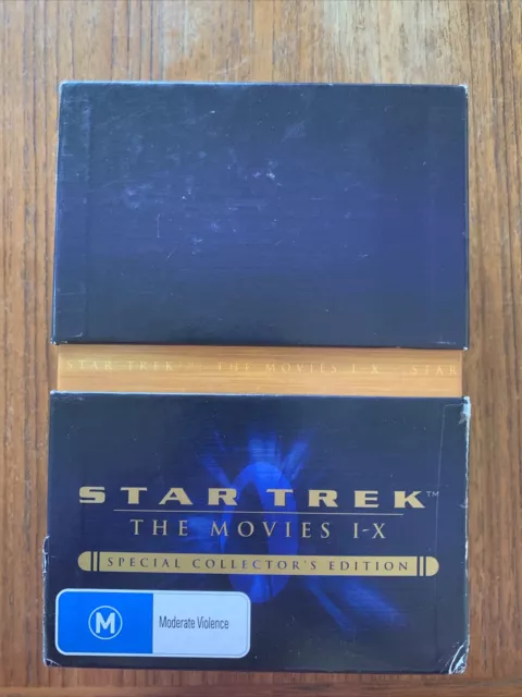 Star Trek The Movies l-X Special Collector's Edition DVD BOXSET Reg 4 - 20 Discs