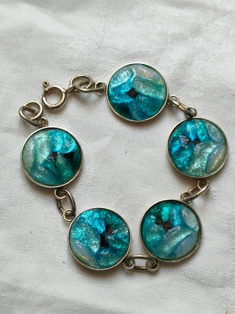 ANCIEN BRACELET ÉMAUX de Limoges signé. EUR 38,00 - PicClick FR
