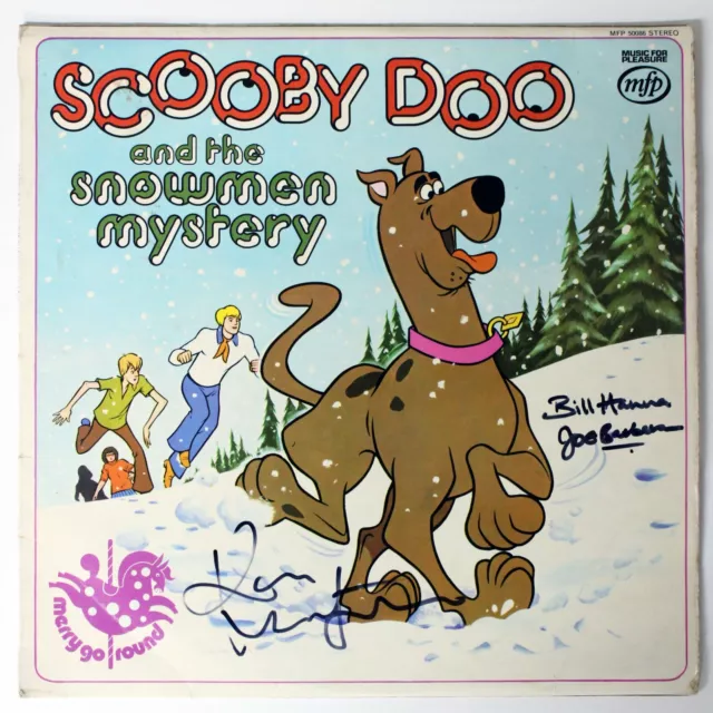 Álbum firmado de Bill Hanna & Joe Barbera Scooby Doo