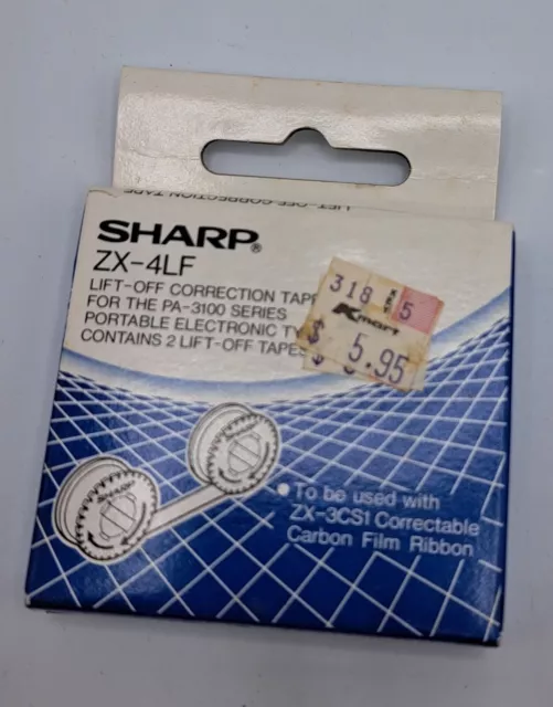 Sharp Lift Off Correction Tape ZX-4LF New Old Stock