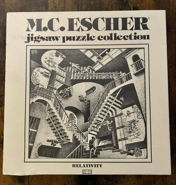 Vintage MC Escher Relativity Jigsaw Puzzle, 18 X 24 551 Pieces