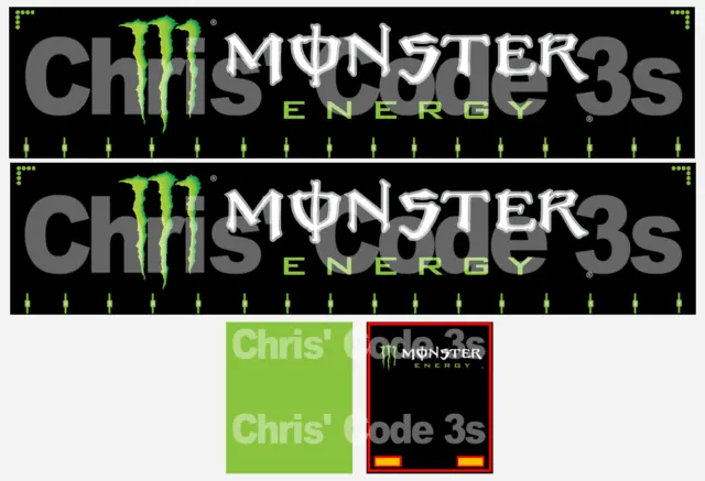 MONSTER ENERGY DRINK Claw Logo Vinyl Bumper Sticker Car Decal- Color & Size  $4.95 - PicClick