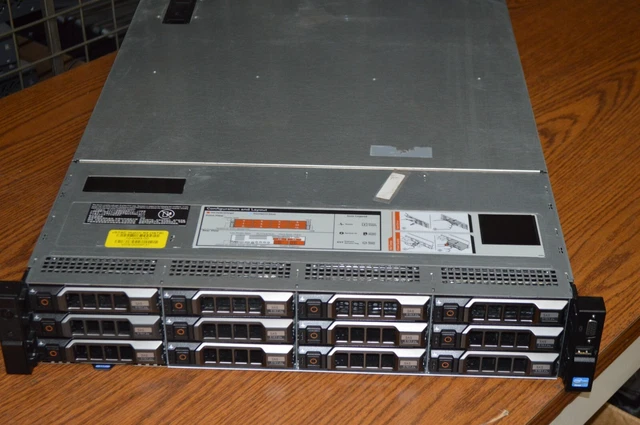 Dell PowerEdge R720xd 1x E5-2640V2 H310 16gb RAM 12X 3TB SAS + 2X 250GB FLEX BAY