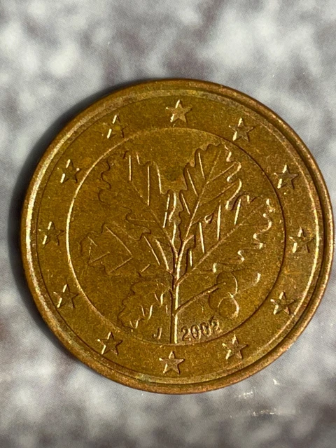 5 Centimes Euro Allemagne 2002 - Pièce Rare D - Collection