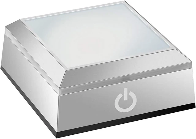 LED Light Base for Crystal 3D Glass Art Colorful Lighted Square Stand Display Pl