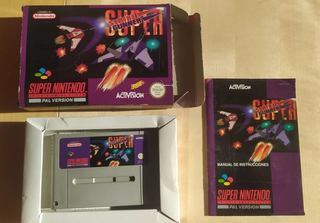 Super Strike Gunner Super Nintendo Snes Pal España