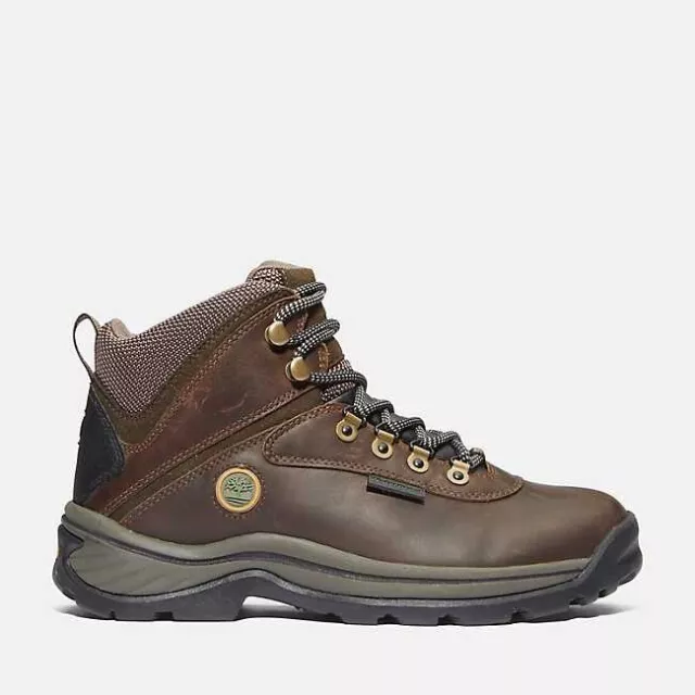 Timberland Women's White Ledge WaterProof Mid Hiker Dark Brown Size 10 Boots