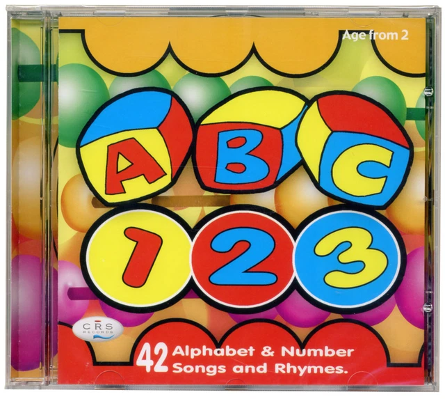 ABC 123 CD Alphabet & number songs and rhymes NEW & WRAPPED FROM