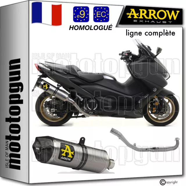 Arrow Ligne Complete Hom-Rc Race-Tech Titanium C Yamaha Tmax T-Max 560 2023 23