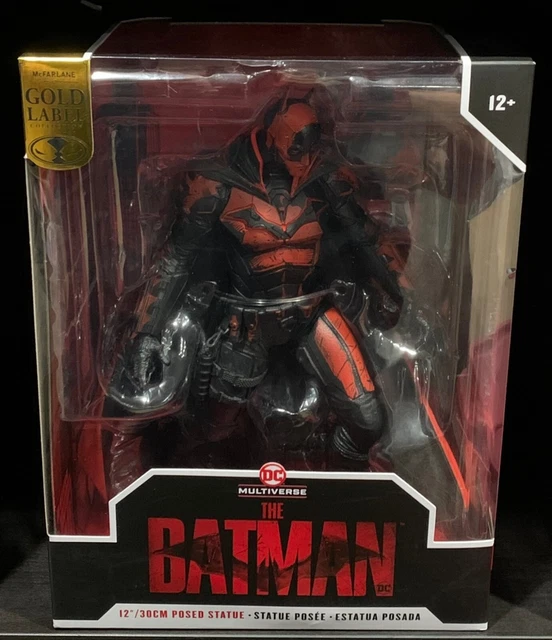 DC MULTIVERSE GOLD Label THE BATMAN 12” Inch Statue Walmart Exclusive ...