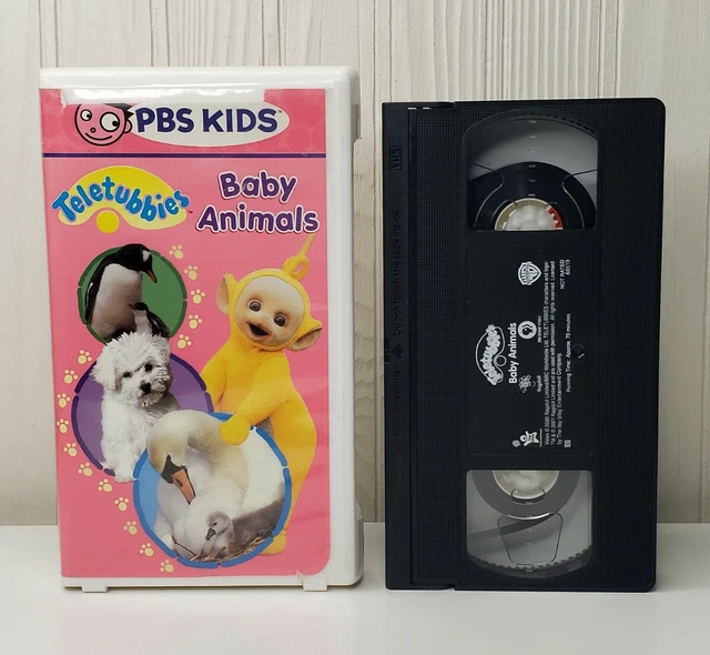 TELETUBBIES BABY ANIMALS PBS Kids VHS Tape Discover Baby Animals