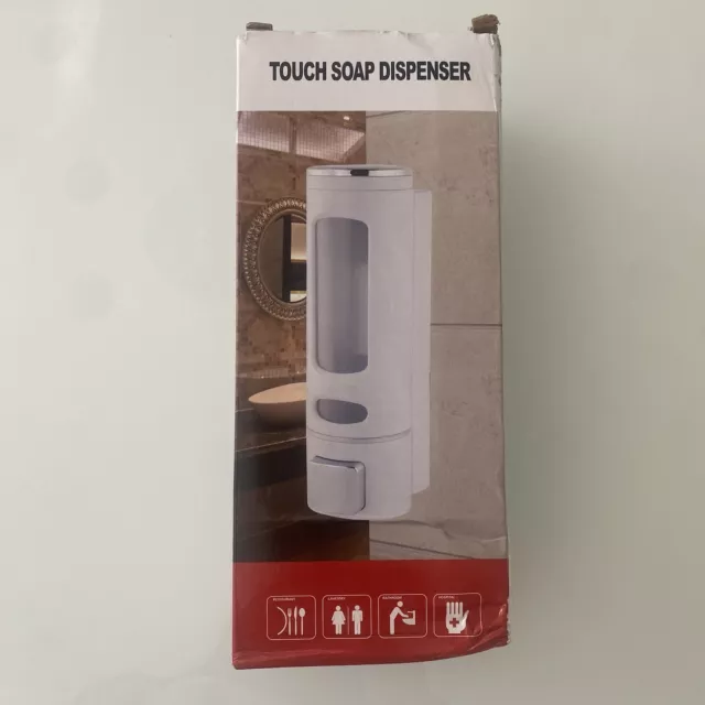 400ml Wall Mounted Hanging Soap Dispenser Bathroom Shower Shampoo Liquid Pump