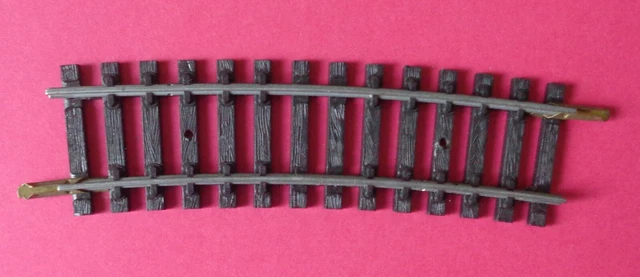 Lot rails courbes en maillechort R385mm HO 1/87 J&L JOUEF LIMA