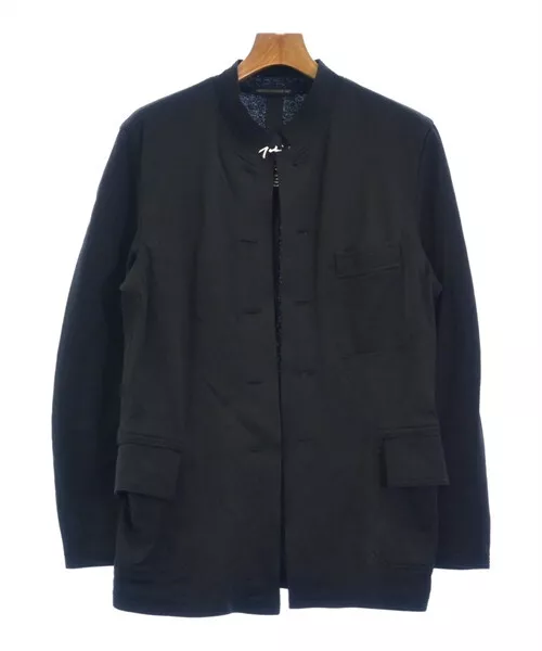 Yohji Yamamoto Pour Homme Casual Jacket Men Black Material Nylon Size 3 Used