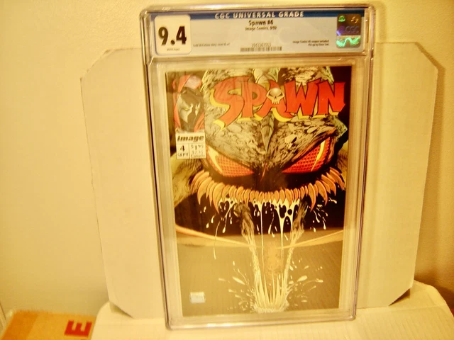 Spawn  #4  CGC 9.4 "#0-Coupon included" Todd McFarlane 1992