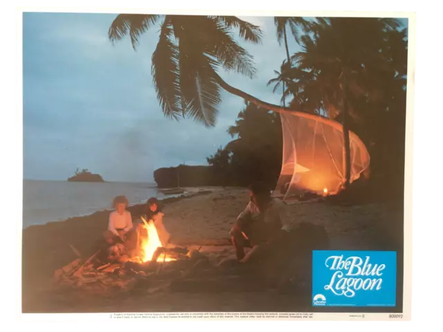 "The Blue Lagoon" Original 11x14 Authentic Lobby Card Photo Poster 1980 #5