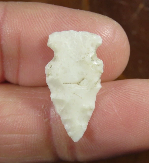 Fine Plains side-notched arrow point found near Livingston, Montana 1.1/16 in.