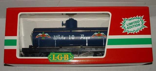 Wagon-citerne LGB 94141 – BP G – Échelle G (1:22,5) – Époque IV – NEUF