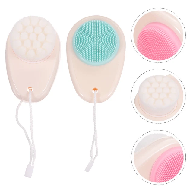 2 PIEZAS Herramienta de limpieza facial para el hogar cepillo de limpieza para