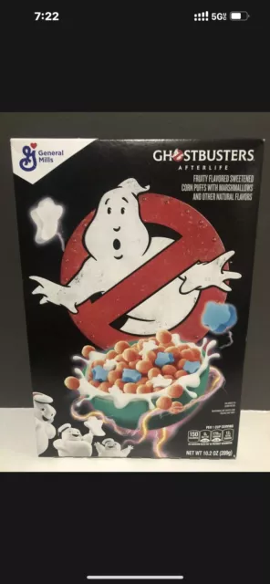 NEW  Ghostbusters Afterlife Cereal 2021 Movie Unopened General Mills