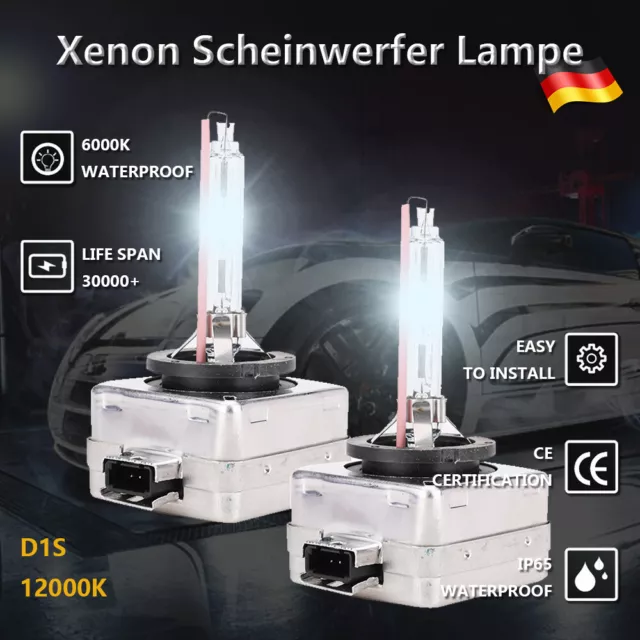 2x D1S 12000K HID Brenner Scheinwerfer Lampen 35W für VW Renault BMW Audi Opel