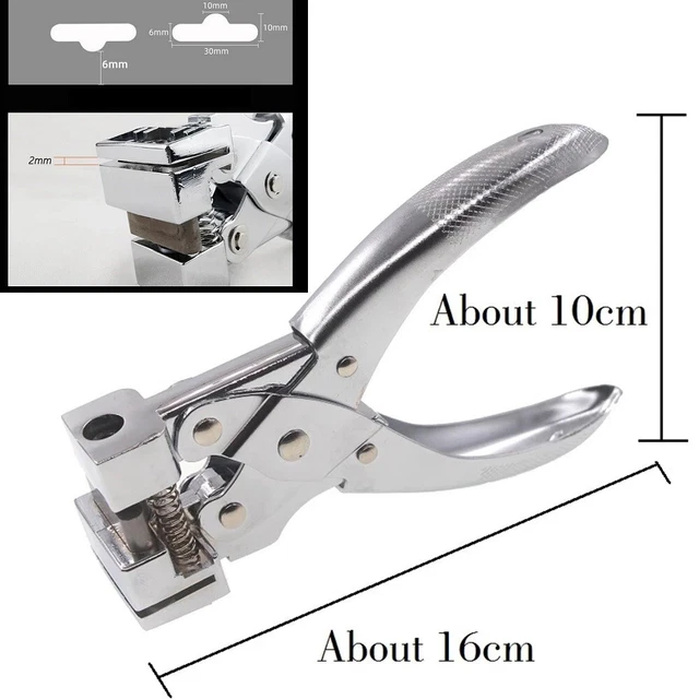 Pince perforateur trou en forme de T pour emballage en PVC et poinçonnage de fe