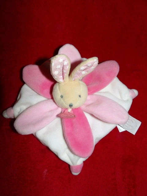 Doudou Plat Doudou Et Compagnie Lapin Rose Dc2790 Collector