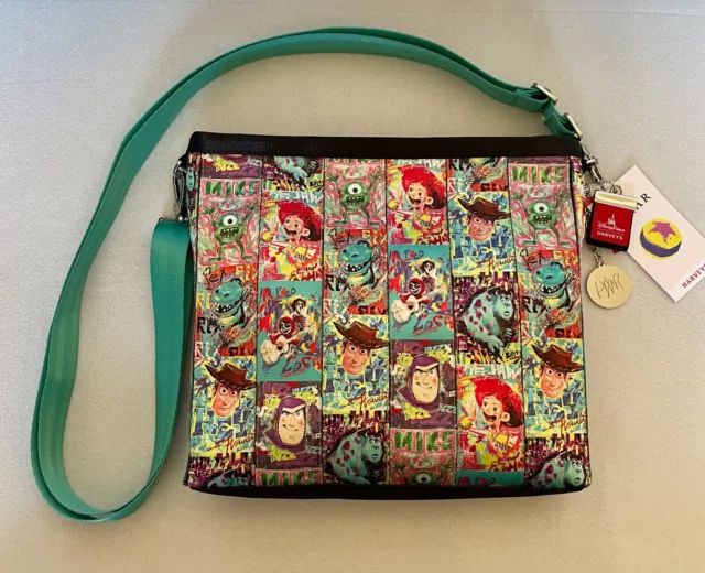 Disney Parks Store Pixar Crossbody Seatbelt Bag by Harveys 2024 NWT