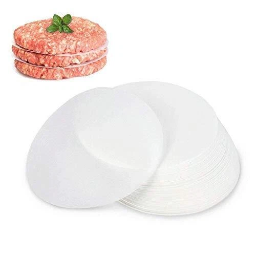 GWHOLE Wax Paper Non-Stick Hamburger Patty Paper Food Grade BBQ Grill Waxed S...
