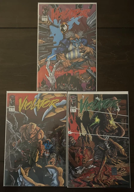 Violator #1-3 FULL SERIES ALL NM 9.4 IMAGE COMICS 1994 ALAN MOORE
