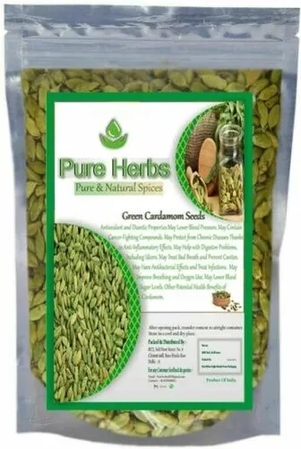 Pure Herbs Verde Cardamomo Semi & Corto Elaichi