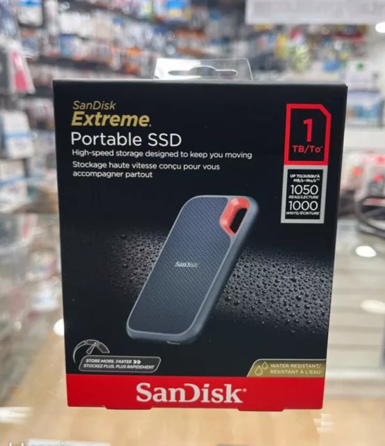 Disque Dur Externe Portable SSD Haute Vitesse USB 3.1 Type C PC Ordinateur Jeux