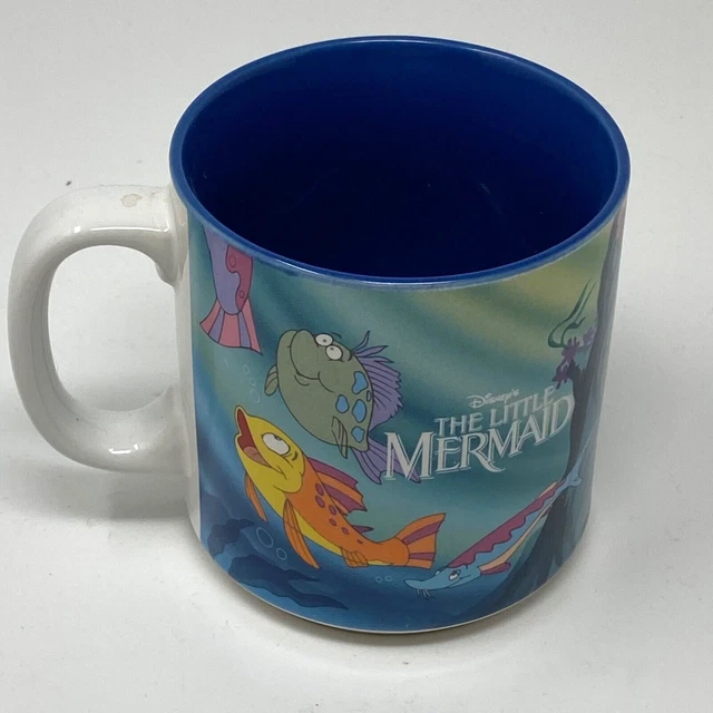 DISNEY THE LITTLE Mermaid Original Animated Movie Coffee Cup Mug Made