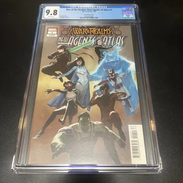 War of The Realms New Agents Of Atlas #1 CGC 9.8 1:25 Variant Park Marvel 2019
