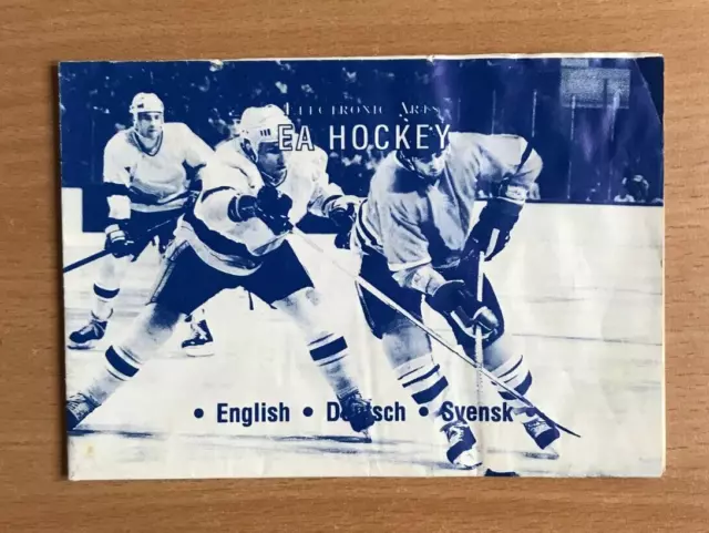 SEGA Mega Drive Instruction Manual - EA HOCKEY