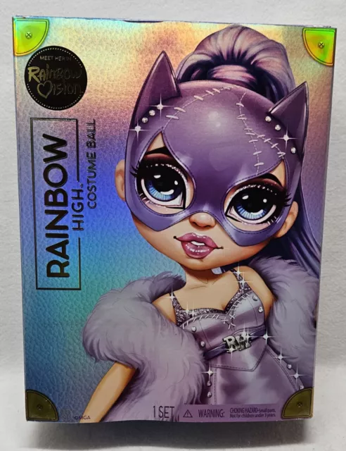 Rainbow High Rainbow Vision Costume Ball Fashion Doll, Violet Willow/New