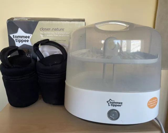 Tommee Tippee Closer To Nature Electric Steam Steriliser Vgc