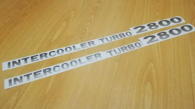 Decals Pajero Intercooler Turbo 2800 - Fits Mitsubishi - Reproduction Sticker