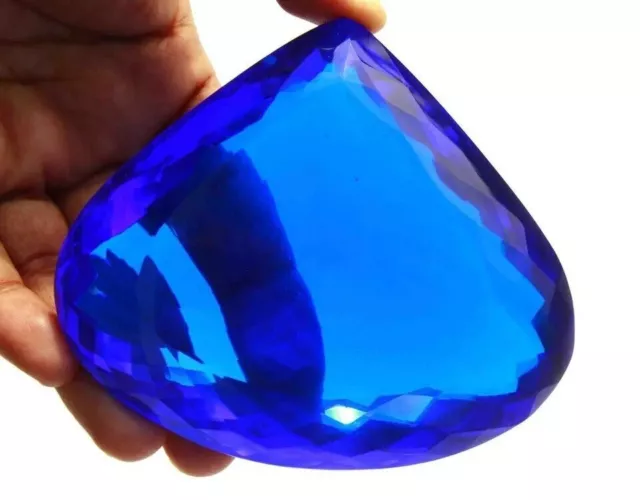 1000 Cts Certified Blue Topaz Huge Size Gemstone Fabulous Pear Shape 3