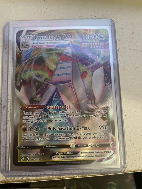 Pokémon Duraludon VMAX 123/203 – Ultra Rare – Épée Et Bouclier – Ciel Évolutif – Carte à Collectionner