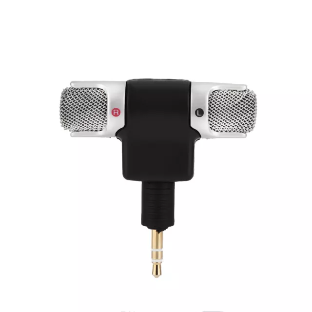 Mini Microphone Stéréo 3.5mm Gold Plating Plug Jack Pour PC Laptop MD Camera SGS