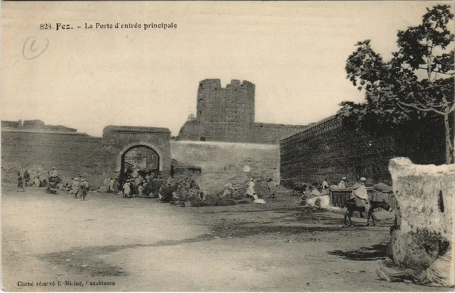 CPA AK FEZ - La Porte d'entrée principale MAROC (669325)