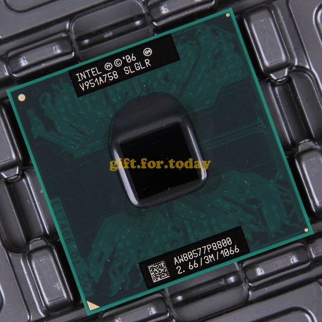 INTEL CORE 2 Duo P8700 SLGFE 2,53 GHz 1066 MHz Socket 478 Processore CPU Computer Portatile EUR 5,56 - IT - Foto 3