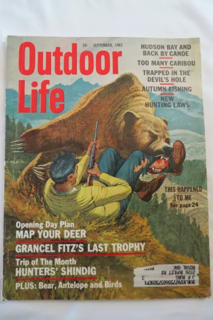 OUTDOOR LIFE MAGAZINE, September 1963 $35.00 - PicClick