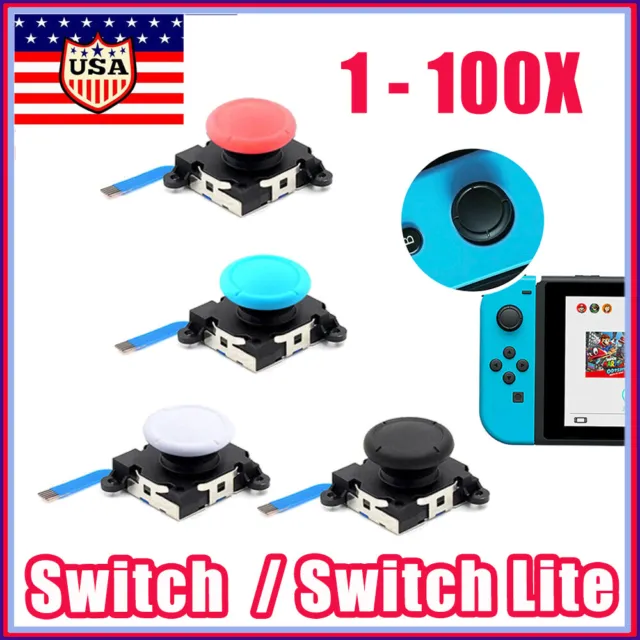 1-100X OEM 3D Analog Stick Joystick Replace For Nintendo Switch NS Lite Joy-Con