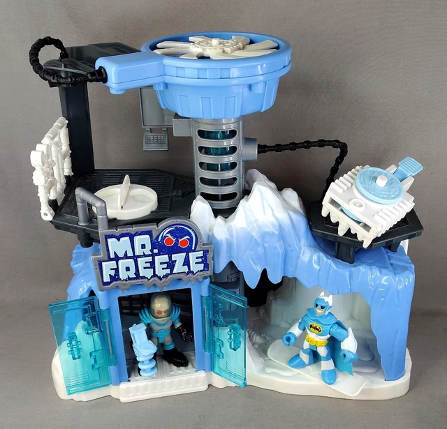 IMAGINEXT DC SUPER friends Mr Freeze & Batman Arctic HQ Lair & Action ...