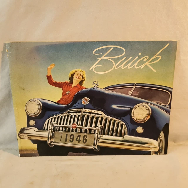 Factory Original 1946 Buick Sales Brochure Offers Considered