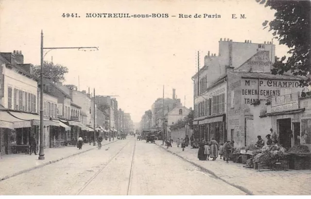 93 - MONTREUIL SOUS BOIS - SAN49544 - Rue de Paris